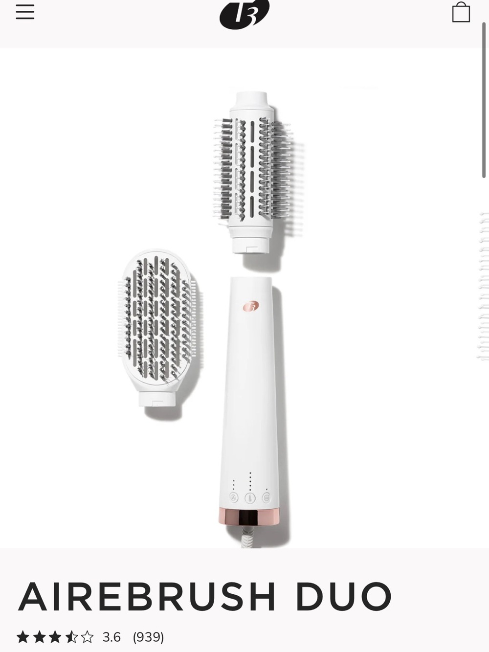 T3 AIREBRUSH DUO